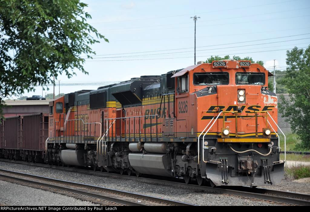 Loaded all rail ore train rolls east